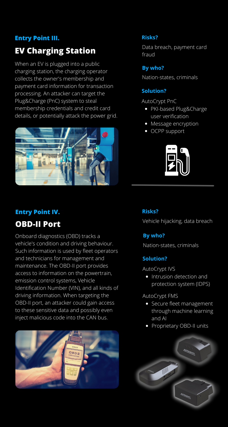 potential cyberattacks in connected cars and mobility infographic 2/3